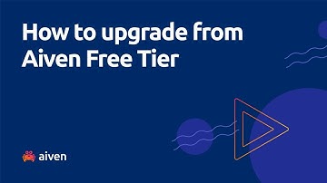 How to upgrade from Aiven Free Tier