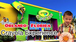 Du lịch Orlando Florida USA-Trải nghiệm bảo tàng Crayola-Bút chì sáp khổng lồ