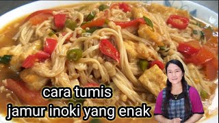 cara mudah dan enak masak jamur inoki||masakan ala taiwan