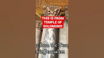 THIS IS FROM TEMPLE OF SOLOMON Shorts History Learning Italy Jesus Bible Facts Art Wow 