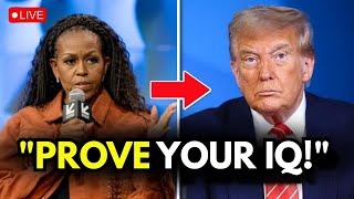 Michelle Obama DARED Trump to an IQ Test — 31 Seconds Later, She REGRETTED It
