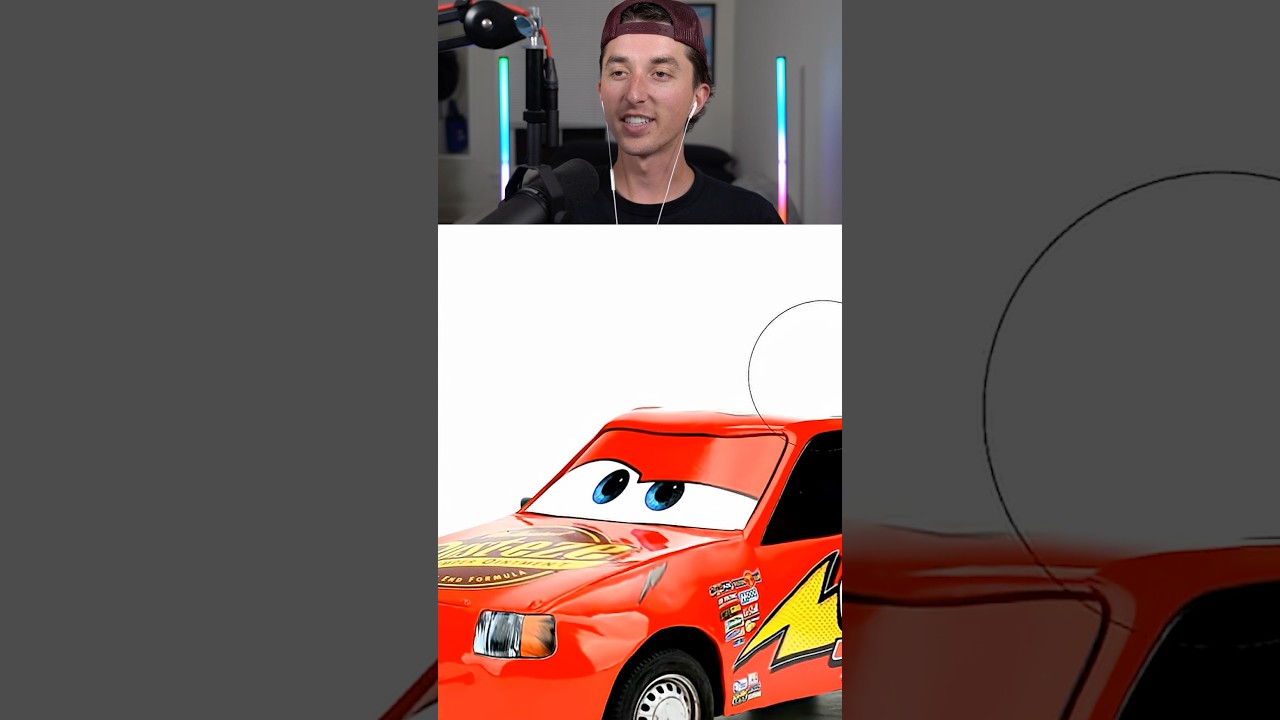 Turning Lightning McQueen Into Old Car 😱🤯