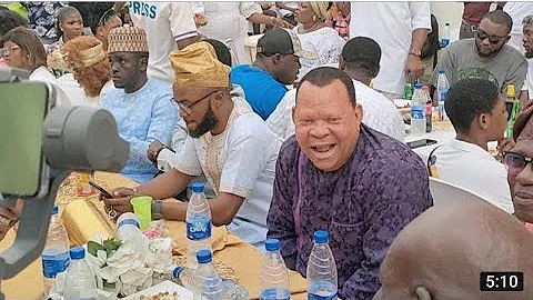 MOMENT ELESHO AND OTHER NOLLYWOOD STARS STORM YOMI FABIYI'S SON NAMING CEREMONY