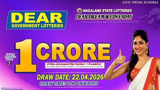 LOTTERY SAMBAD DEAR 8 PM DREAM WEDNESDAY DRAW DATE 22.04.2026 NAGALAND STATE LOTTERIES screenshot 1