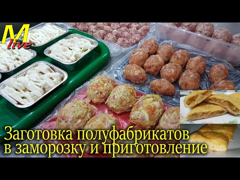 ЗАГОТОВКА ПОЛУФАБРИКАТОВ для заморозки. Экономия денег и времени.Экономное меню