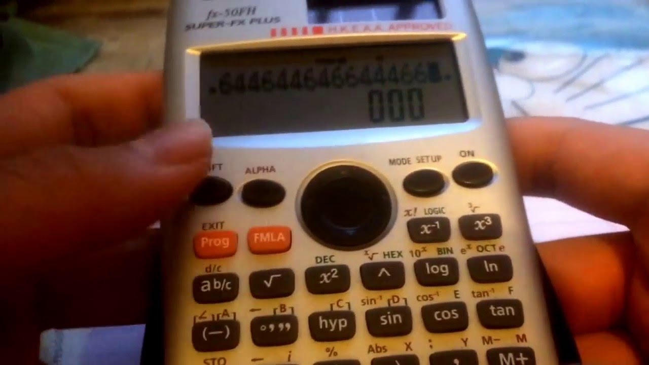 casio fx50fh