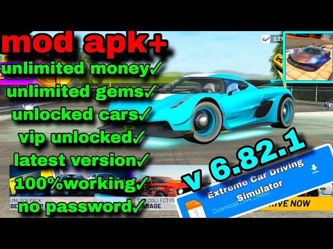 Extreme Car Driving Simulator Mod Apk 6.82.1 (VIP Unlocked, Mod Menu)