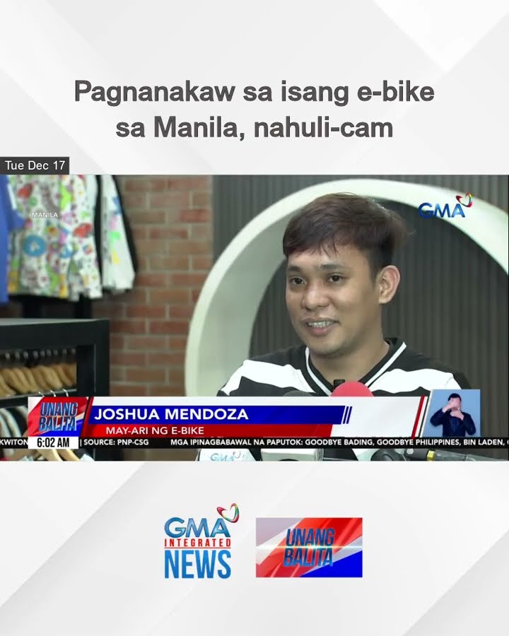 Pagnanakaw sa isang e-bike sa Manila, nahuli-cam | Unang Balita