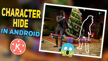 Character Hide In Android Kinemaster | Lobby Editing Tutorial By Daku Gaming