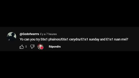[V3] Request - E6S1 Phainon E6S1 Cerydra E1S1 Sunday E1S1 Ruan Mei