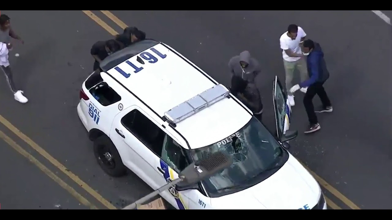 Philadelphia Riot Control Car Philadelphia - Out Of Control as The City Spirals Further Into Anarchy ...