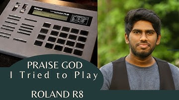 Roland R8 MK2 drum machine | I Tried To Play Roland R8 Drum Machine | Sandeep Vamsi