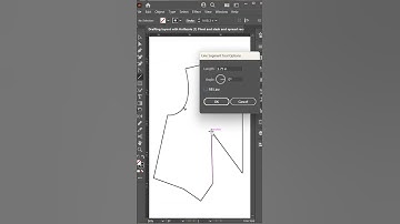 Pattern Drafting a Y-Shaped Dart in Illustrator # shorts