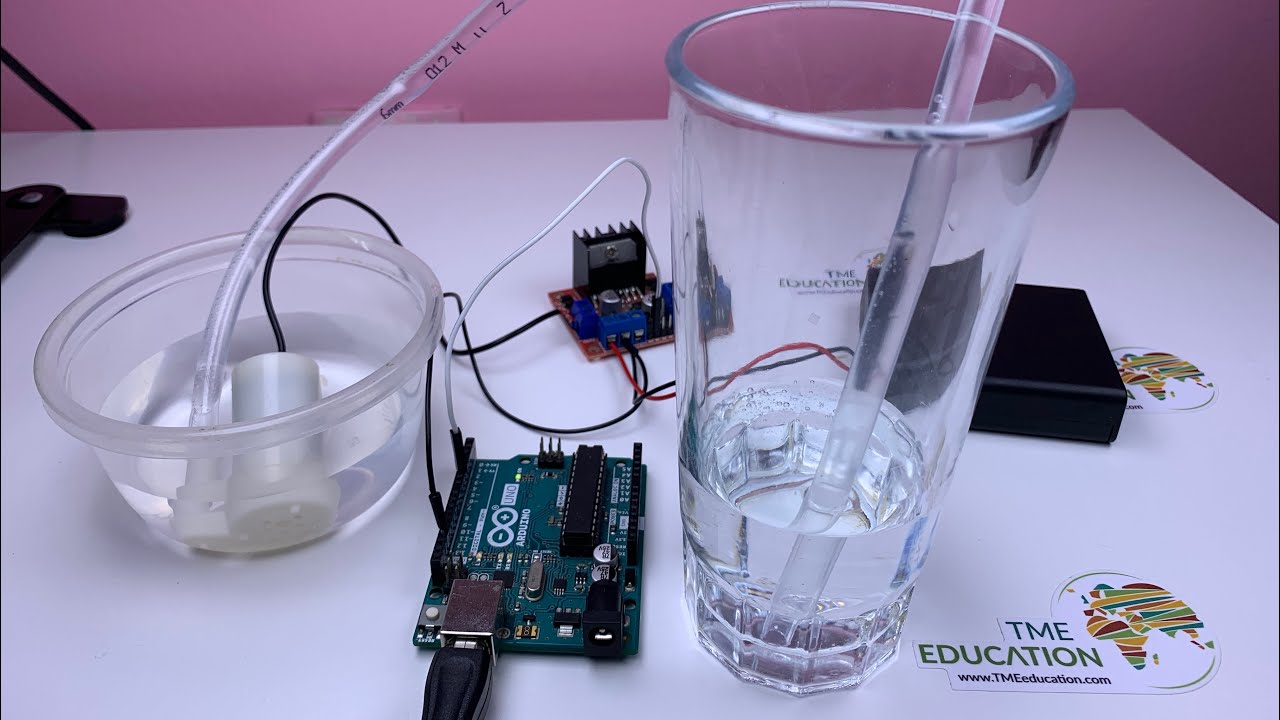 Arduino Water pump #arduino #waterpump @TMEEducation - YouTube
