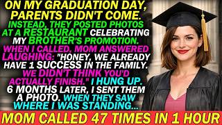 161. My Parents Skipped My Graduation to Celebrate My Brother — 6 Months Later I Sent Them One Pho