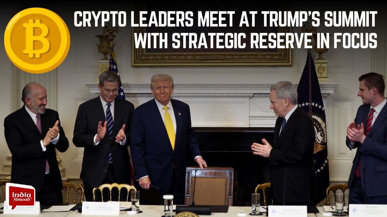Crypto leaders meet at Trump's summit with strategic reserve in focus ...