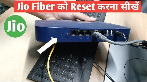 How to reset jio Fiber router | hard reset jio fiber router |reset kaise kare |reset jiofiber router