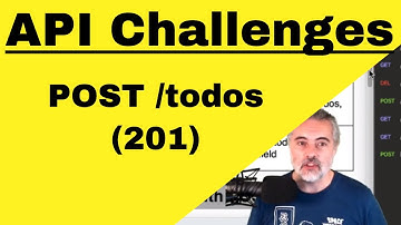 API Challenges - How to Solve POST todos 201 in Insomnia