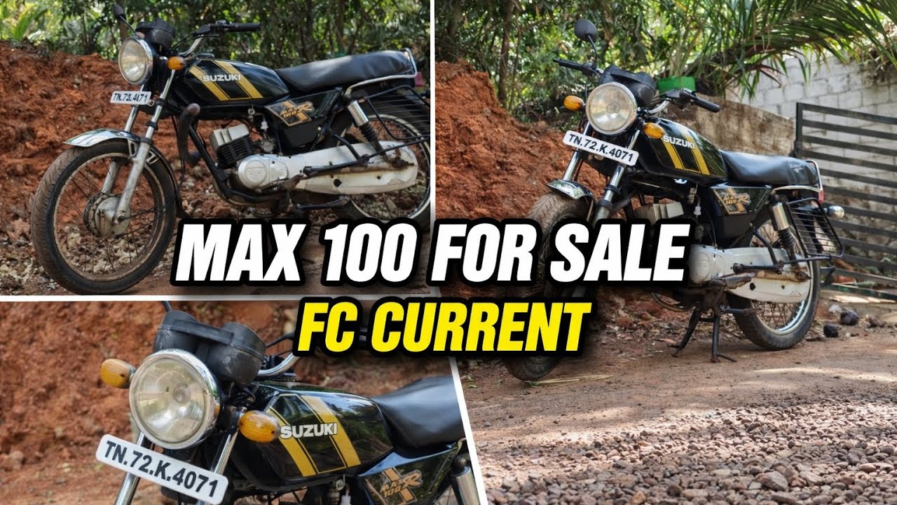 Max 100 for sale | Fc current | cont 7904731861 #max100 #suzuki #tvs # ...