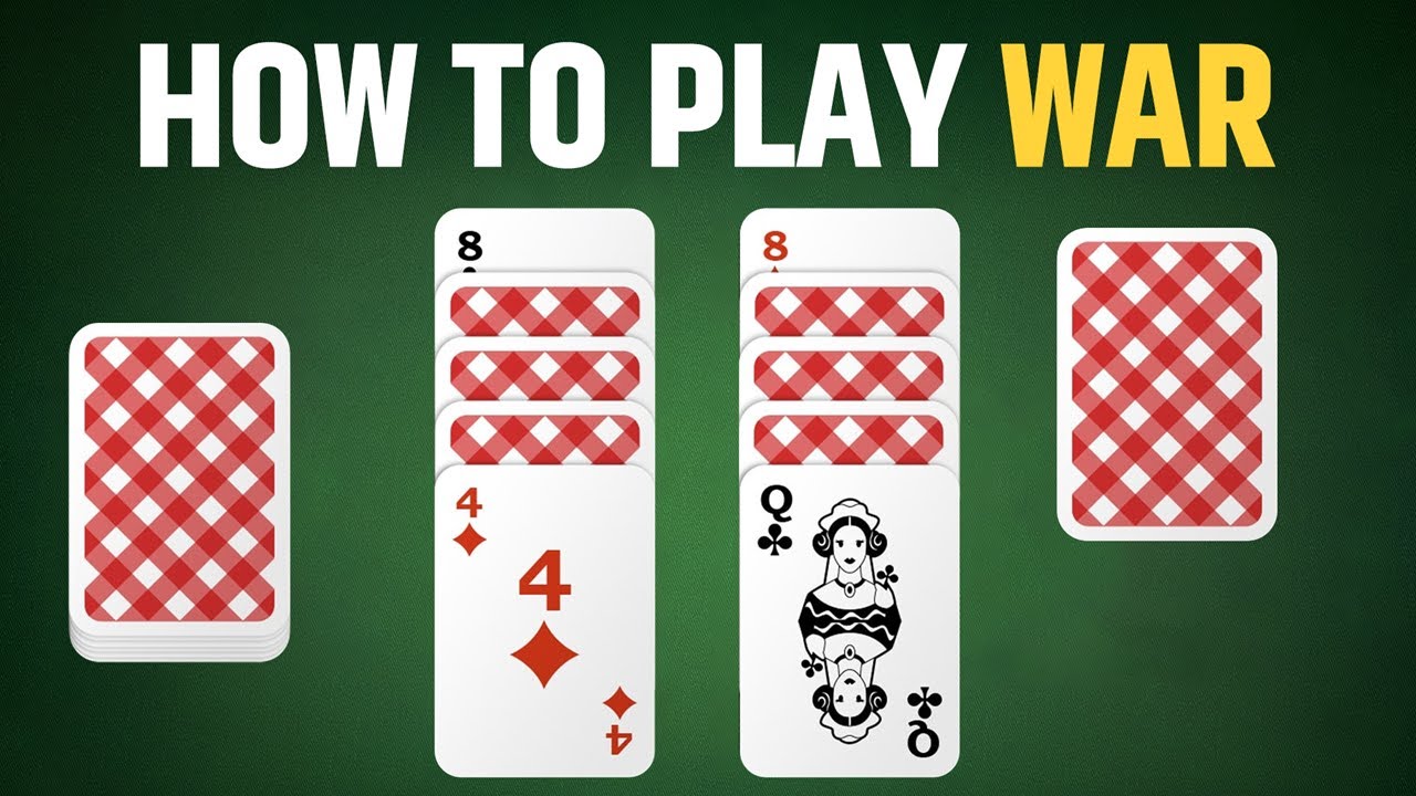 How to play War | War card game | war card game rules - YouTube