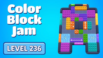 Color Block Jam Level 236 Solution Walkthrough