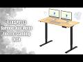FLEXISPOT E3 Bamboo Standing Desk Review | Dual Motor Sit-Stand Productivity Upgrade!