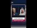 الرئيس الإماراتي محمد بن زايد وترمب يبحثان اعتداءات إيران السافرة على دول المنطقة