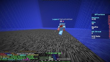 HighlyUnskilled Hacking Legend rank on play.opcraft.net