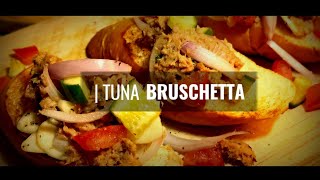 How to make Tuna BRUSCHETTA in B roll style Using Huawei Nova5t