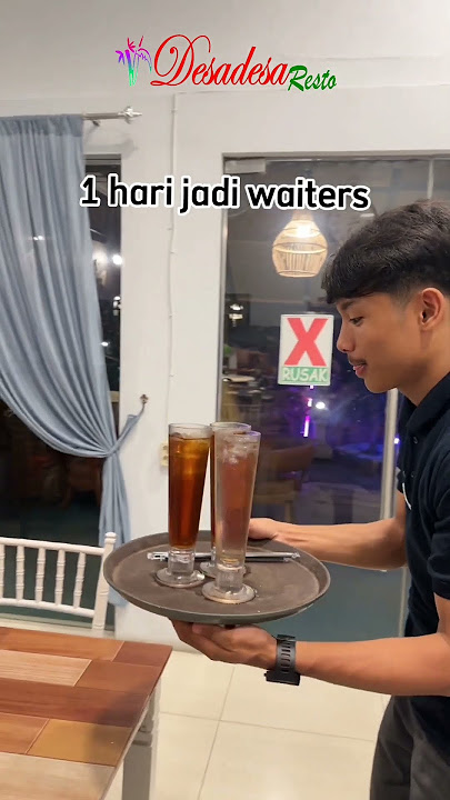 1 Hari VS 1 Bulan jadi Waiters