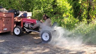 Hot Rod Tractor Burnouts, Donuts, and Road Drive V-Twin on the Rev Limiter Sounding Amazing Until Th by Diesel Fuel Network  3,347 views 9 months ago 15 minutes