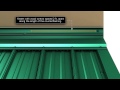 Shed roof trim Shed roof trim