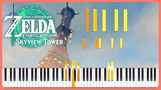 Skyview Tower ~ The Legend of Zelda: Tears of the Kingdom | Piano Cover (+ Sheet Music)