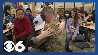 Virginia Dad Surprises Kids At School After Two-Year Deployment