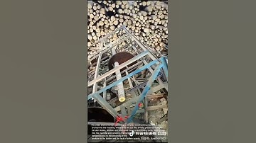 Dangerous Wood Cutting Machine: Workers Risk Injury for Efficiency