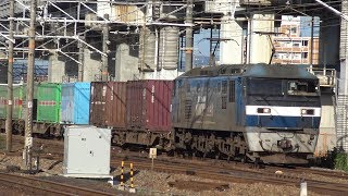 【4K】JR山陽本線　EF210-151号機牽引　貨物列車