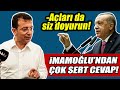 Ekrem İmamoğlu "Açları da siz doyurun" diyen Erdoğan'a çok sert cevap verdi!