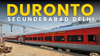 12285 Secunderabad Hazrat NIzamuddin Duronto Express | Hyderabad to Delhi | Full Journey