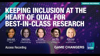 Keeping Inclusion at the Heart of Qual for Best In Class Research