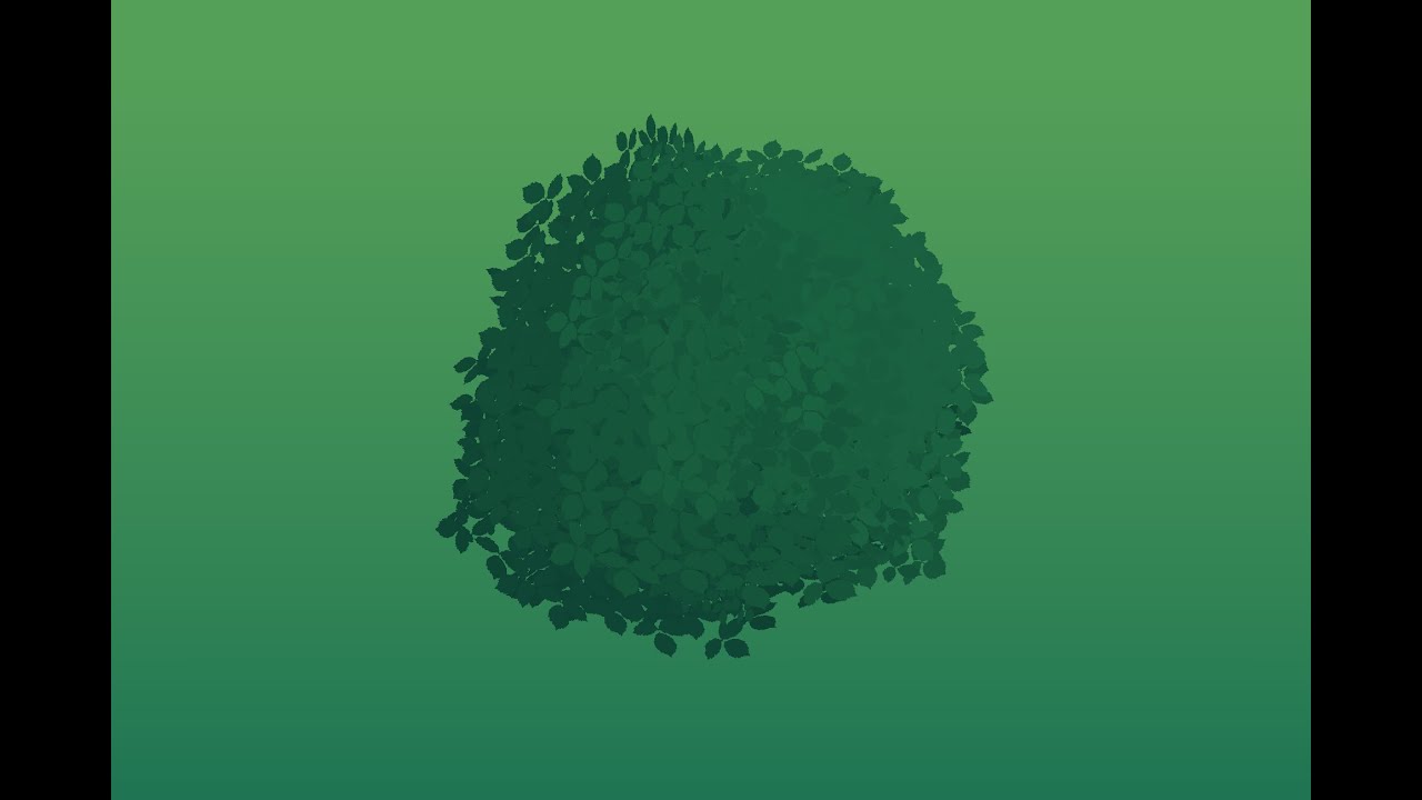 Anime Style Stylized Bush