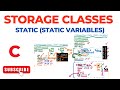 Storage Class – Static (Static Variables) | C Programming Language
