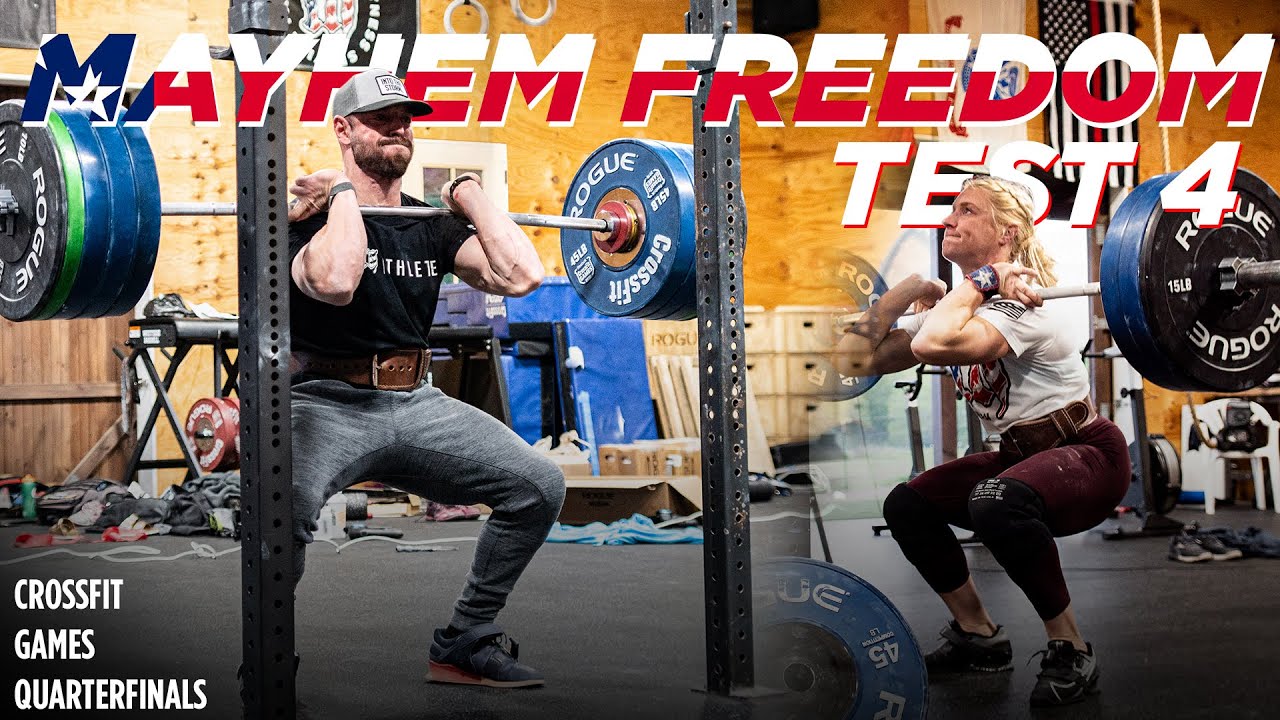 MAYHEM FREEDOM Squats The House // CrossFit Games Quarterfinals Test 4