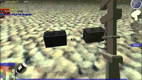 How to make a button turn on/ explode on blockland with preview.