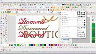 картинка: Отрисовка логотипа с шумом на фоне... / Logo Digitizing in Wilcom e4.2