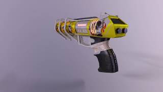 3D model CyberPunk Gun Low-poly