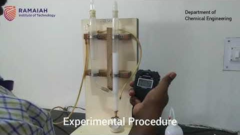 ICI Sedimentation Laboratory Experiment