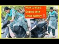 How to start scooty with dead battery  how to start scooter  if battery is down  kickstart girl