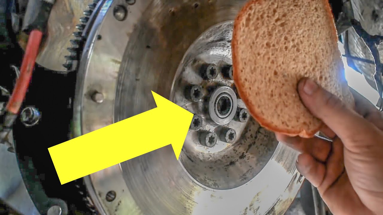 Pilot Bearing Removal Using BREAD - Jeep Wrangler - YouTube