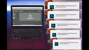 "SCRATCH DISK FULL MESSAGE" IN ADOBE PHOTOSHOP 2022