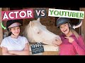 Equestrian Actor VS YouTuber! New Horse TV Show Mystic  | This Esme